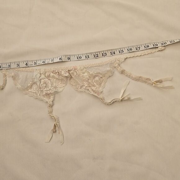 Valentino intimo vintage lacey garnet belt os - Picture 6 of 10